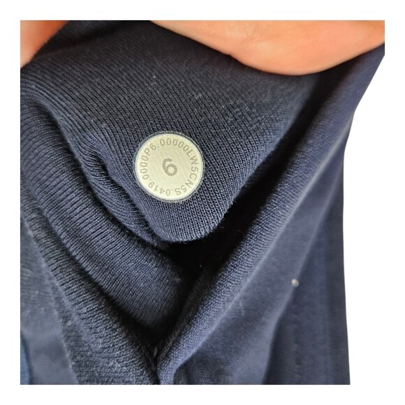 Lululemon Wunder Under Leggings Size 6 Navy Blue‎ High Rise - Picture 4 of 9